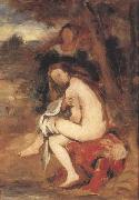 Edouard Manet La Nymph surprise (mk40) oil painting on canvas